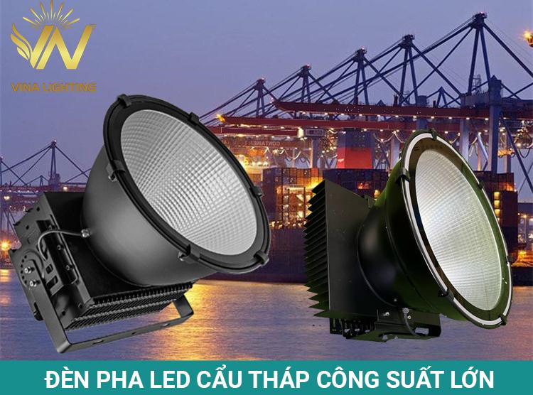 Bảng giá đèn pha LED công suất lớn siêu sáng Đèn pha LED cẩu tháp công suất lớn