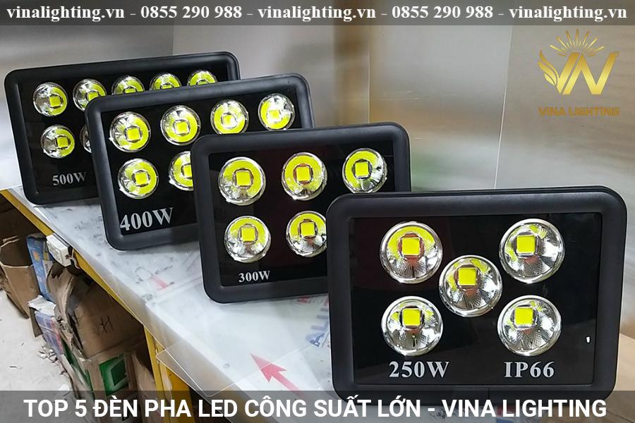Các loại đèn LED chiếu sáng hầm mỏ tốt nhất 2026 Top 5 den pha LED cong suat lon