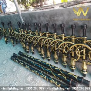 Cột đèn trang trí sân vườn Nữ Hoàng Cột đèn trang trí sân vườn Nữ Hoàng - Ảnh 4