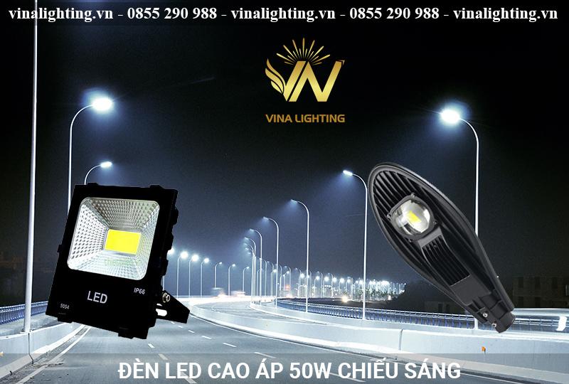 Báo giá đèn LED cao áp 50W chiếu sáng tốt nhất Đèn LED cao áp 50W