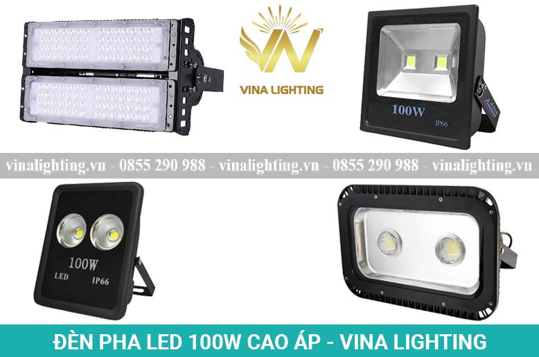 Báo giá đèn LED cao áp 100W chiếu sáng Đèn Pha cao áp LED 100W