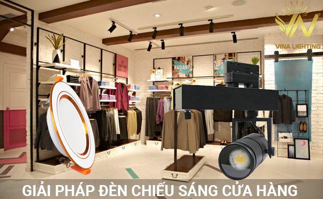Giải pháp đèn chiếu sáng cửa hàng Giải pháp đèn chiếu sáng cửa hàng