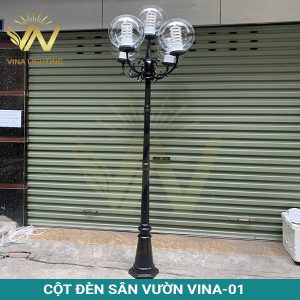 Cột đèn trang trí sân vườn 5 bóng Cột đèn trang trí sân vườn 5 bóng - Ảnh 5