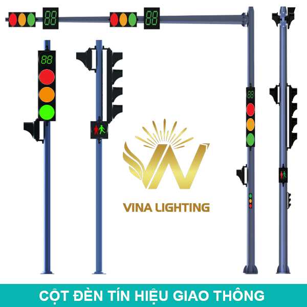 Đèn giao thông được tạo ra như thế nào Cot den tin hieu giao thong