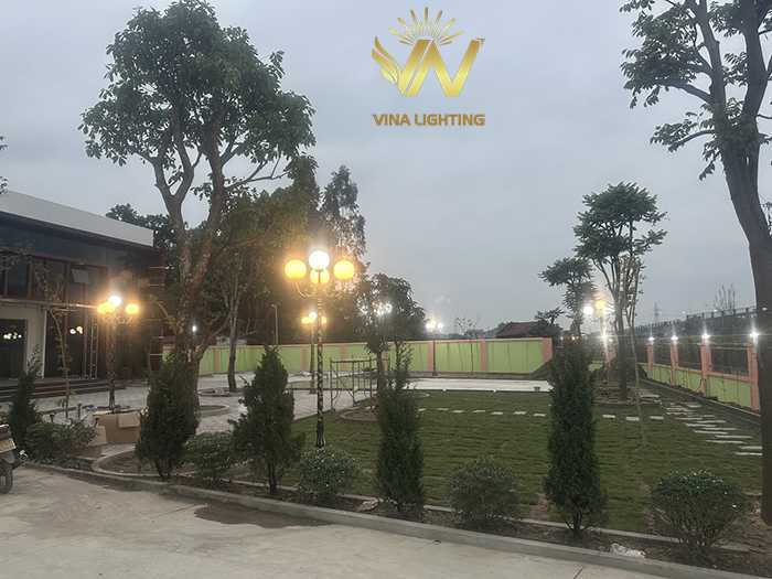 Chiếu sáng khuôn viên công ty Thành Công Win Việt Du an chieu sang khuon vien cong ty Thanh Cong Win Viet