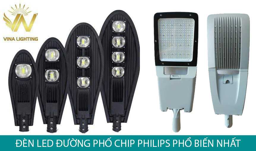 Top 5 đèn LED đường phố tốt nhất hiện nay Đèn đường LED chip Philips