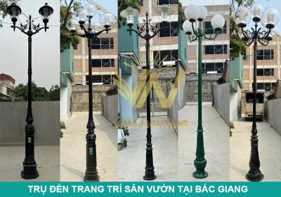 Trụ đèn trang trí sân vườn tại Bắc Giang Cột đèn sân vườn tại Bắc Giang