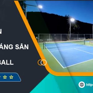 Cột đèn chiếu sáng sân Pickleball Cột đèn chiếu sáng sân Pickleball đạt chuẩn