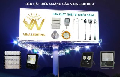 Top 5 đèn hắt biển quảng cáo tốt nhất Đèn chiếu biển quảng cáo
