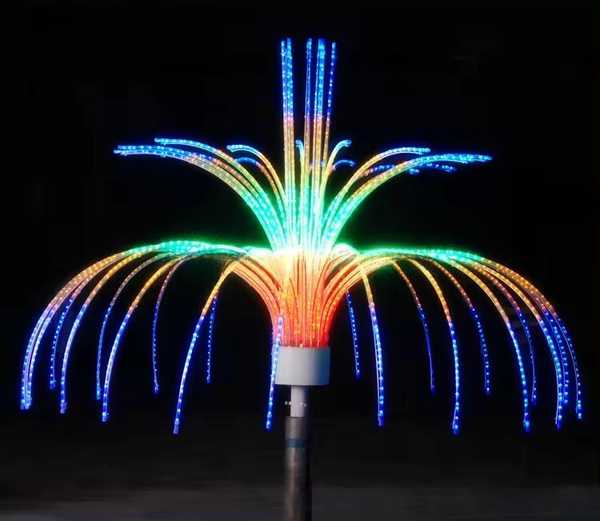 Tổng hợp mẫu cột đèn LED Pháo Hoa (LED Firework Light) đẹp Chùm đèn LED pháo hoa dạng dài phun