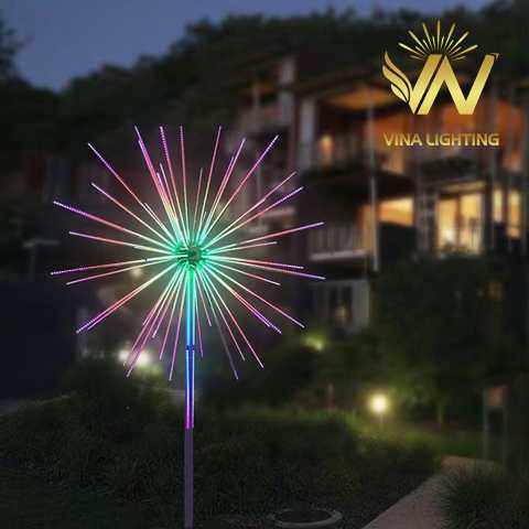 Tổng hợp mẫu cột đèn LED Pháo Hoa (LED Firework Light) đẹp Chùm đèn LED pháo hoa đẹp