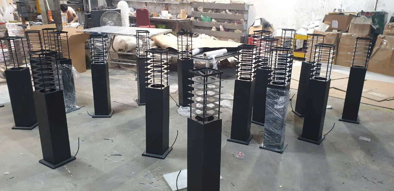 Mẫu đèn nấm trang trí công viên, vỉa hè