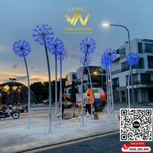 Cột đèn bồ công anh trang trí công viên, vỉa hè đường phố Cột đèn bồ công anh trang trí công viên, vỉa hè đường phố - Ảnh 4
